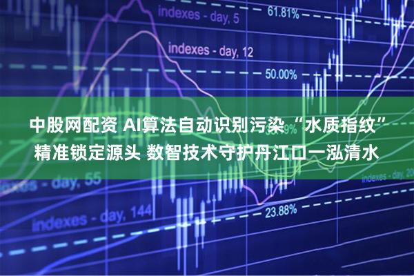 中股网配资 AI算法自动识别污染 “水质指纹”精准锁定源头 数智技术守护丹江口一泓清水